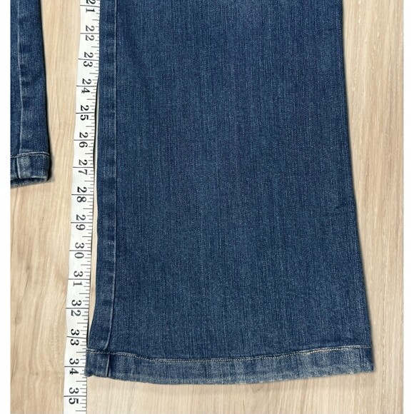 Escada Women’s Bootcut Jeans Embellished 40/10 30-31x34 Vintage - Picture 14 of 16